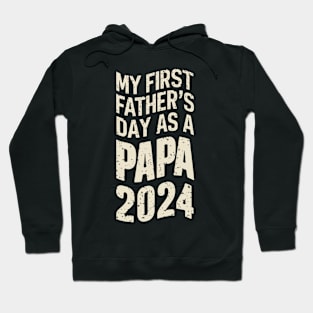 First Time Dad Est 2024 Hoodie